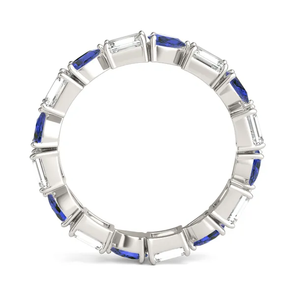 Piper Alternating Sapphire Eternity Band