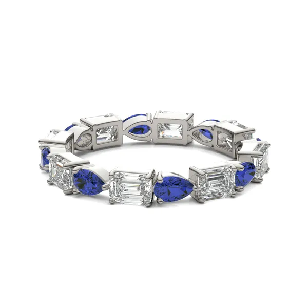 Piper Alternating Sapphire Eternity Band