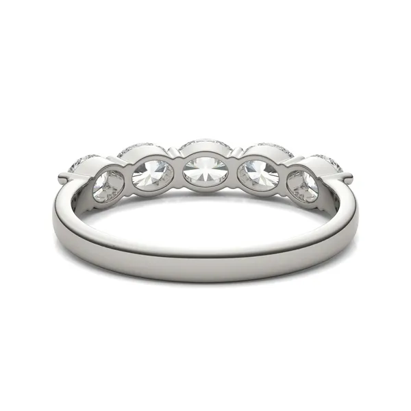 Oval Essence Five-Stone Anniversary Band