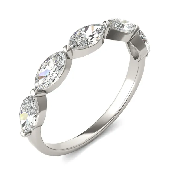Marquise Single Prong Anniversary Band