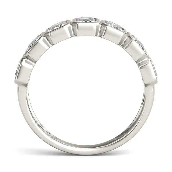 Emerald Bezel Anniversary Band
