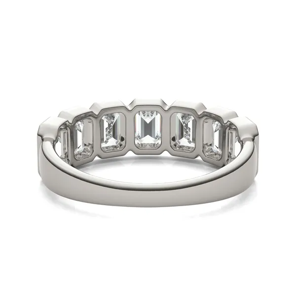 Emerald Bezel Anniversary Band
