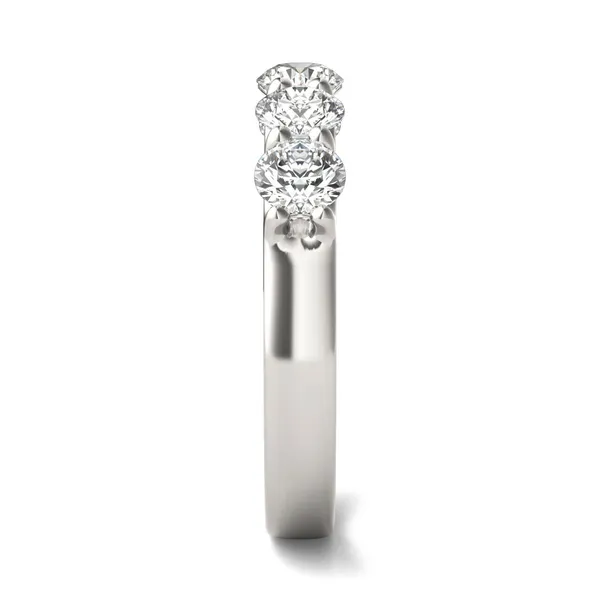 Round Brilliant Cinque Anniversary Band
