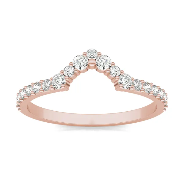 Accented Claw Prong Compass Matching Band