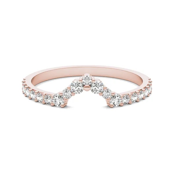 Accented Claw Prong Compass Matching Band