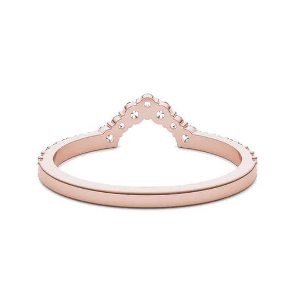 Accented Claw Prong Compass Matching Band