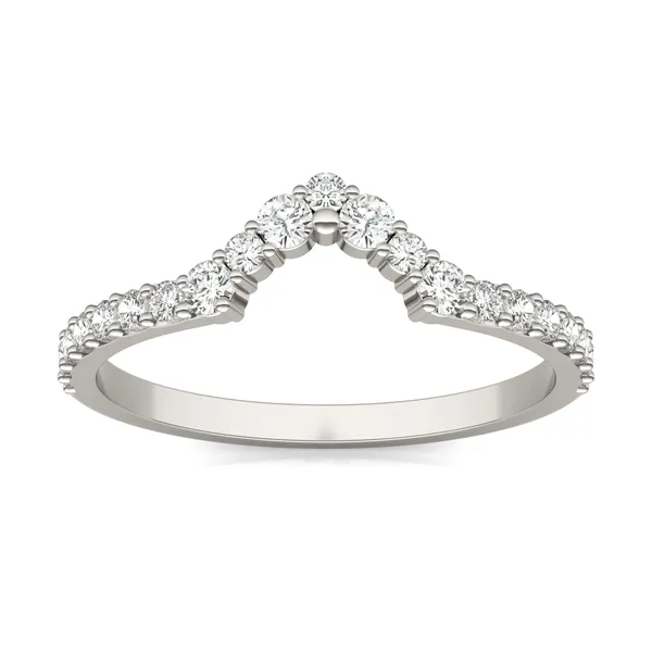 Accented Claw Prong Compass Matching Band