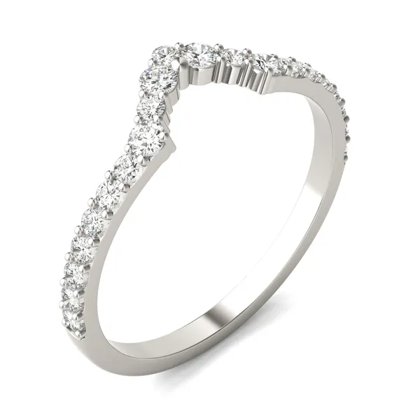 Accented Claw Prong Compass Matching Band