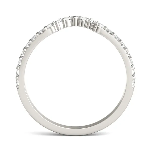 Accented Claw Prong Compass Matching Band