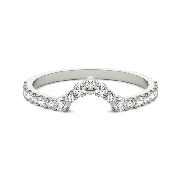 Accented Claw Prong Compass Matching Band