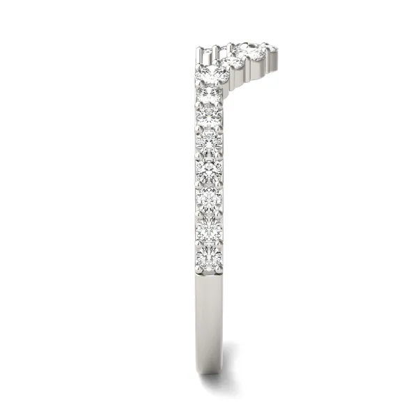 Accented Claw Prong Compass Matching Band