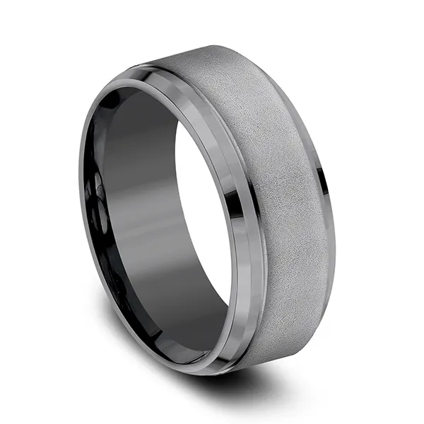 Traverse Step Wedding Ring 9mm