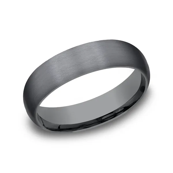 Satin Finish Comfort Fit Wedding Ring 6mm
