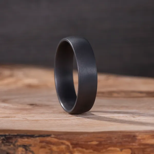 Satin Finish Comfort Fit Wedding Ring 6mm