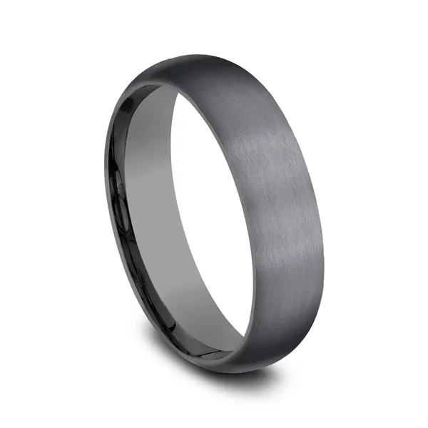 Satin Finish Comfort Fit Wedding Ring 6mm
