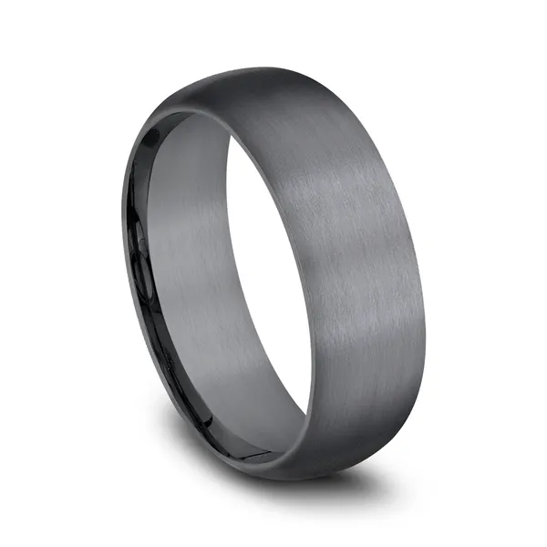 Matte Finish Comfort Fit Wedding Ring 8mm