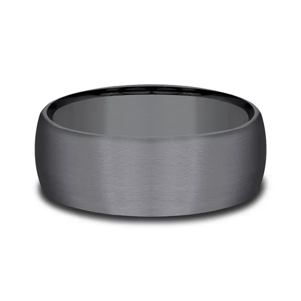Matte Finish Comfort Fit Wedding Ring 8mm