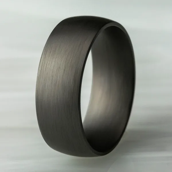 Matte Finish Comfort Fit Wedding Ring 8mm