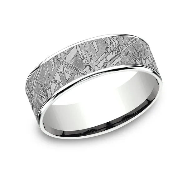 Interstellar Edge Wedding Ring 6.5mm