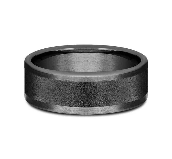 Midnight Wedding Ring 8mm