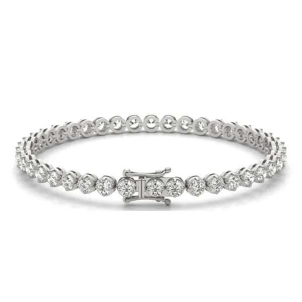 Compass Prong Tennis Bracelet