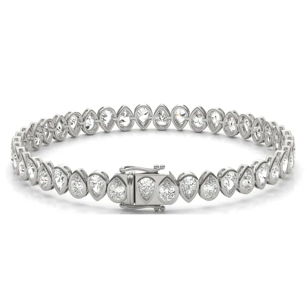 Couture Bezel Tennis Bracelet