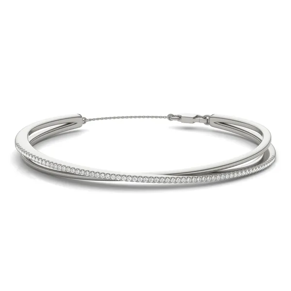 Crossover Bangle Bracelet