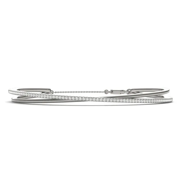 Crossover Bangle Bracelet