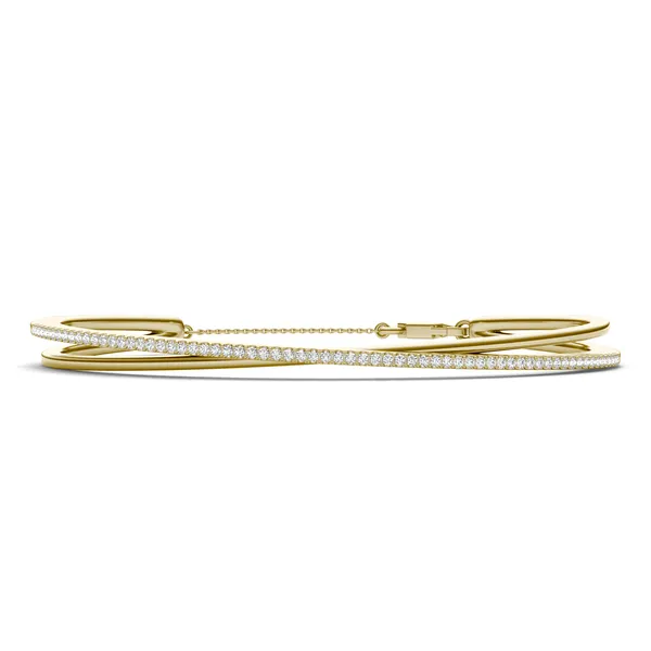 Crossover Bangle Bracelet