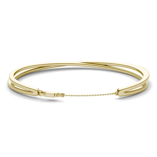 Crossover Bangle Bracelet