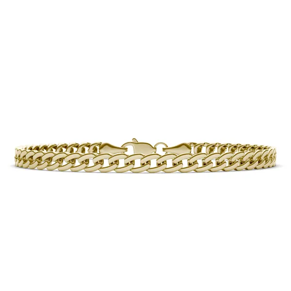 Semi-Solid Miami Cuban Link 8.5 in. Chain Bracelet
