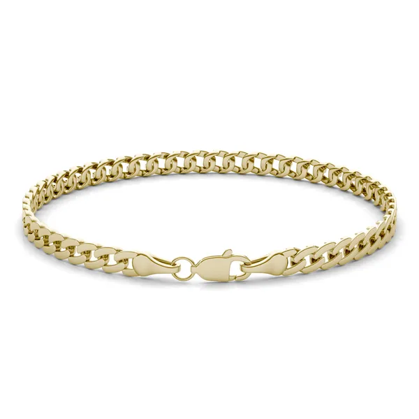 Semi-Solid Miami Cuban Link 8.5 in. Chain Bracelet