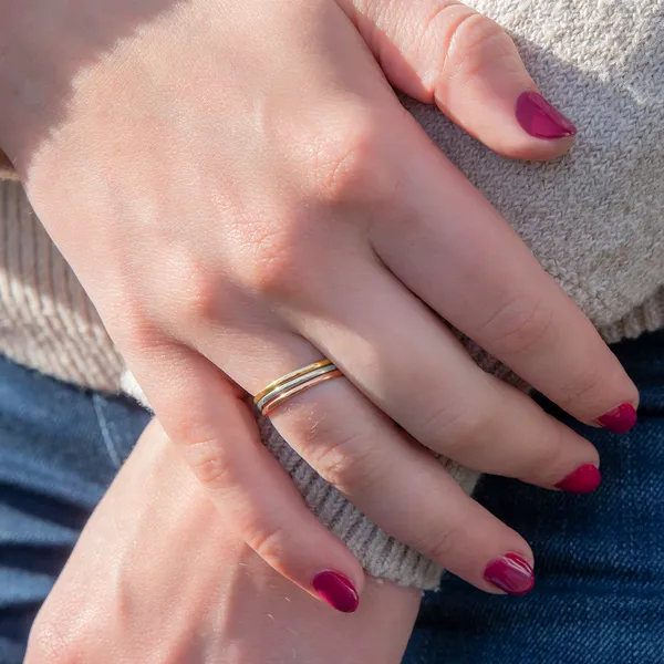 Trilogy Comfort Fit Ring