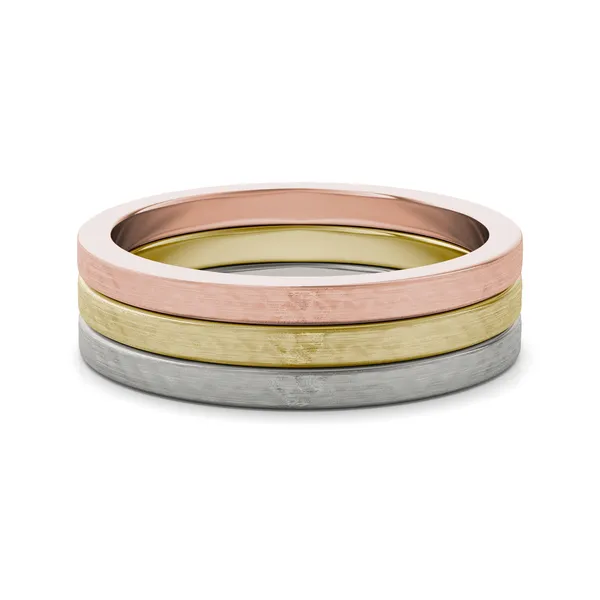 Trilogy Hammered Finish Ring