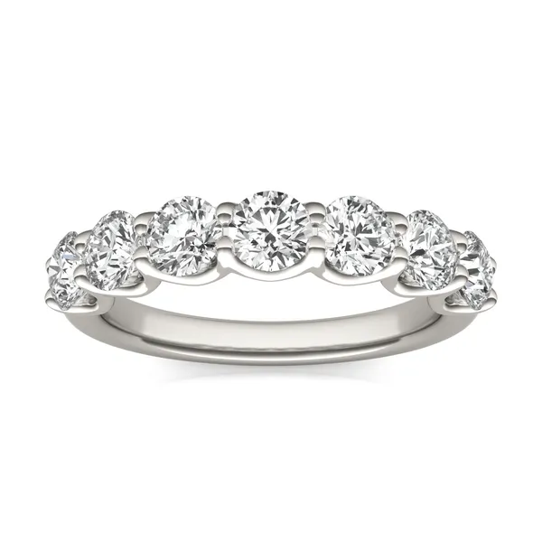Round Brilliant Bold Sette Anniversary Band