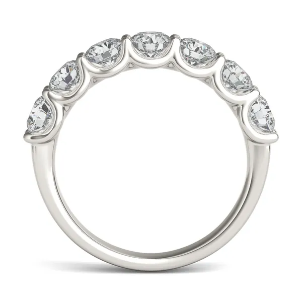 Round Brilliant Bold Sette Anniversary Band