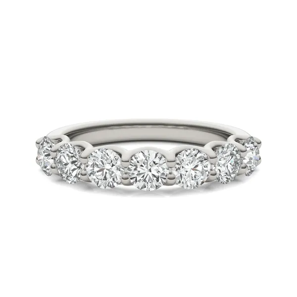 Round Brilliant Bold Sette Anniversary Band