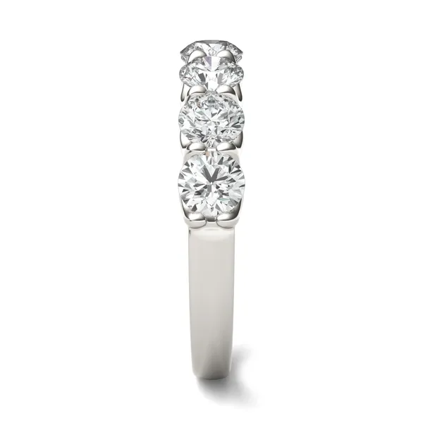 Round Brilliant Bold Sette Anniversary Band