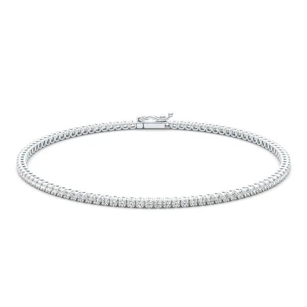 Micro Four-Prong Tennis Bracelet