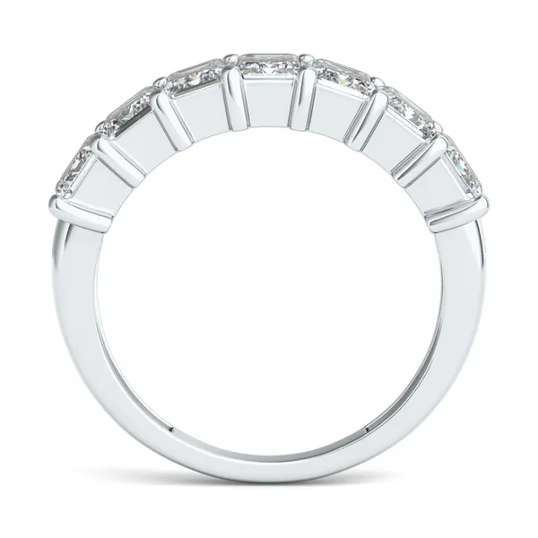 Emerald Seven-Stone Anniversary Band