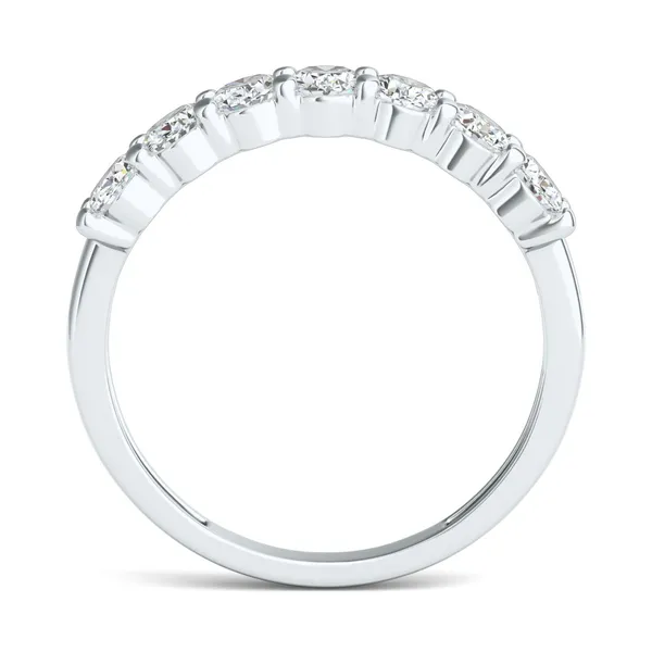 Oval Seven-Stone Anniversary Band