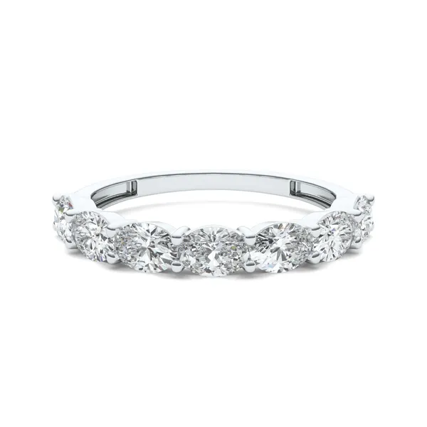 Oval East-West Seven-Stone Band