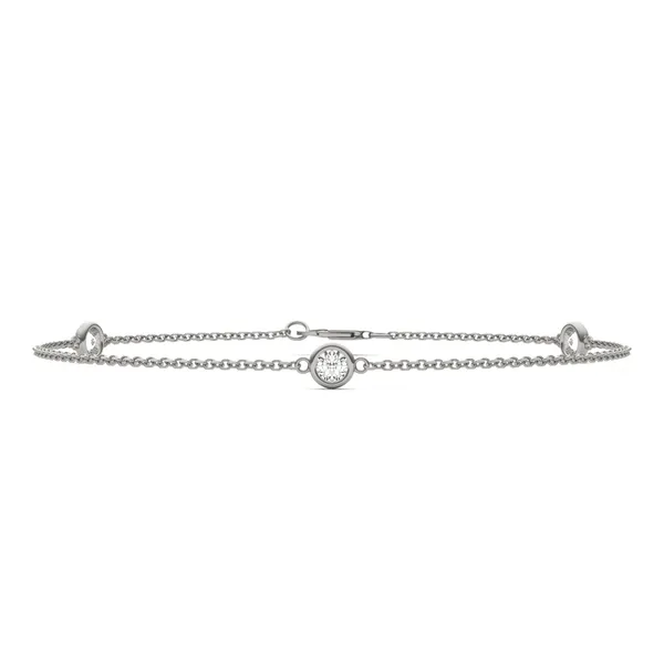 Linea Three-Stone Station Bracelet