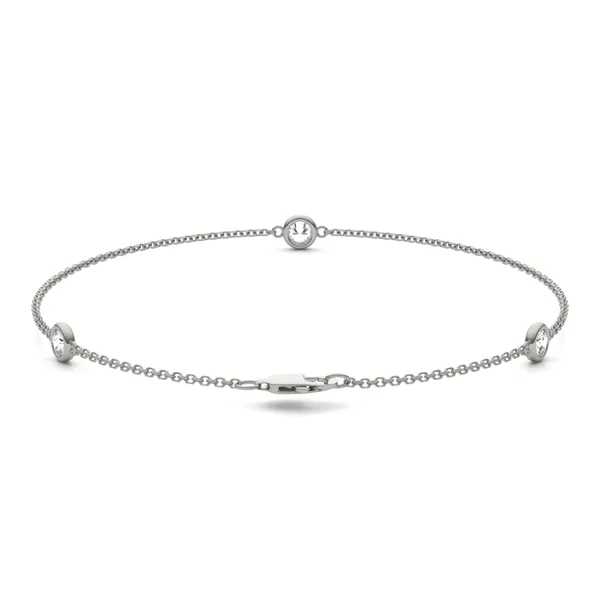 Linea Three-Stone Station Bracelet