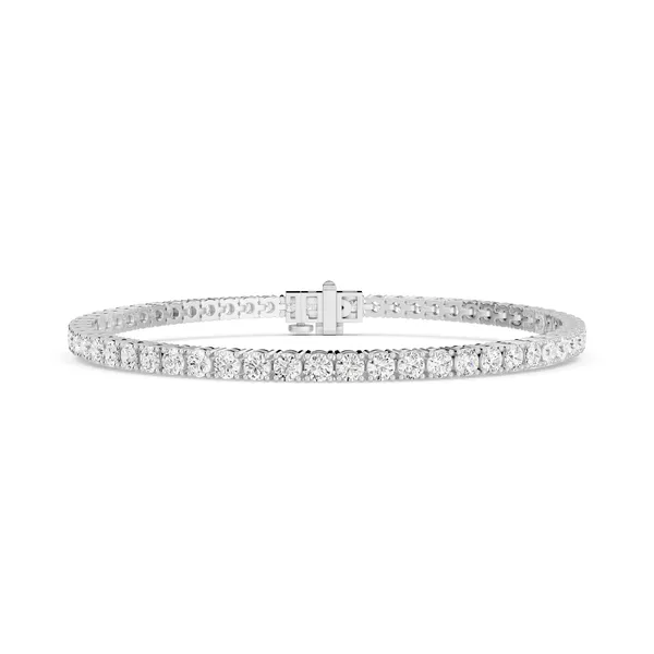 Four Prong Round Tennis Bracelet