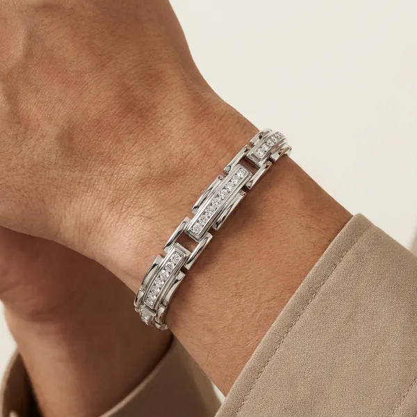 Station Channel Round Men's Bracelet Essentials