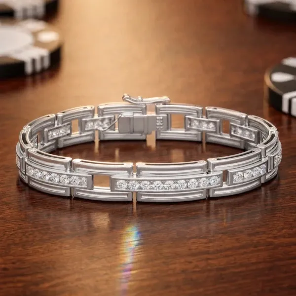 Station Channel Round Men's Bracelet Essentials