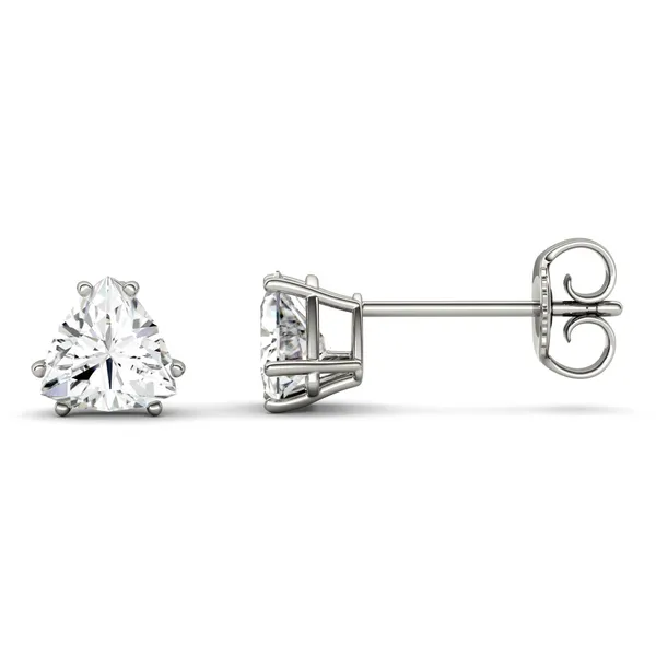 Trillion Double Prong Stud