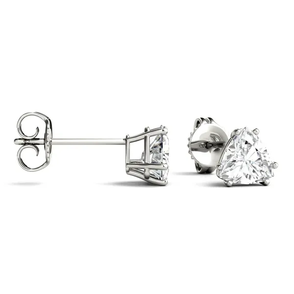 Trillion Double Prong Stud