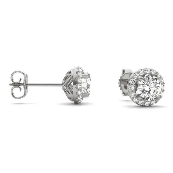 Round Hearts & Arrows Signature Halo Stud